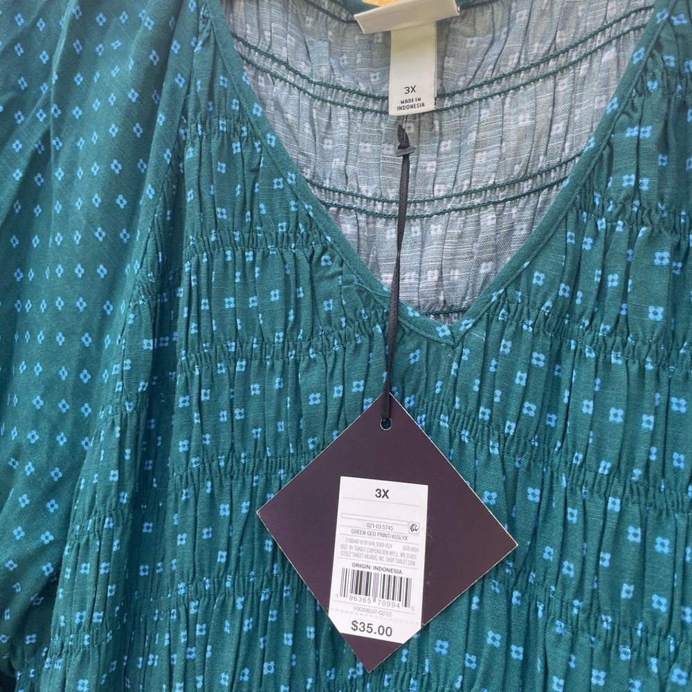 Ava & Viv Teal Blue Dress